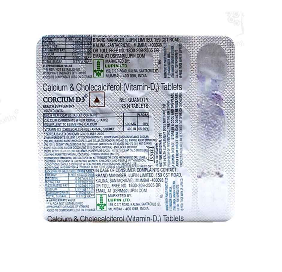 Corcium D3 Tablet