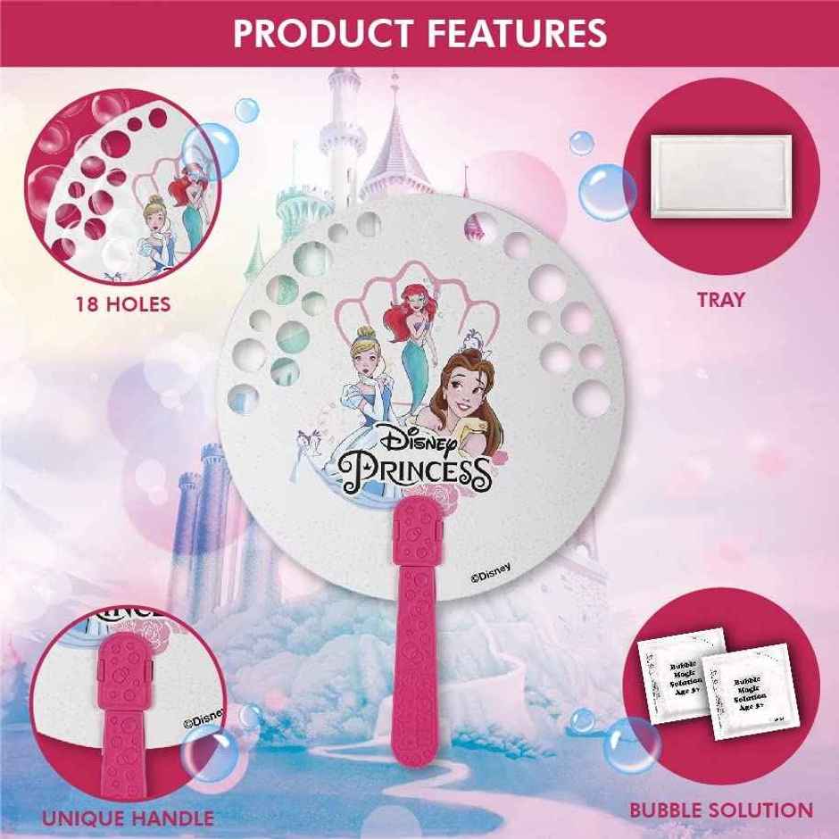 Bubble Magic FanBubs Disney Princesses - Bubble Maker Toy (Ages 3+)