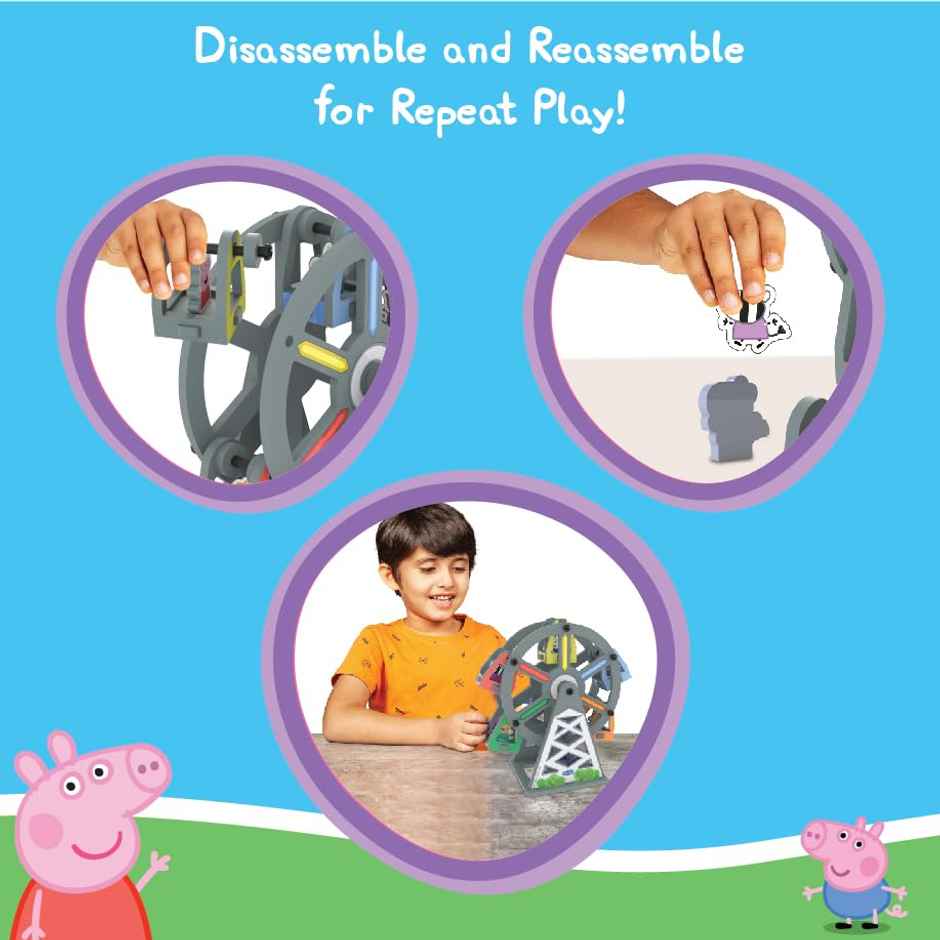 3D Build N' Play - Peppa Pig Rotating Ferris Wheel