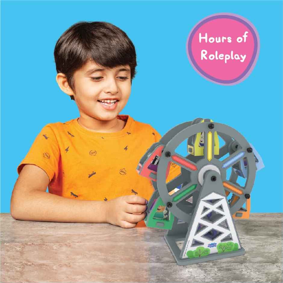 3D Build N' Play - Peppa Pig Rotating Ferris Wheel