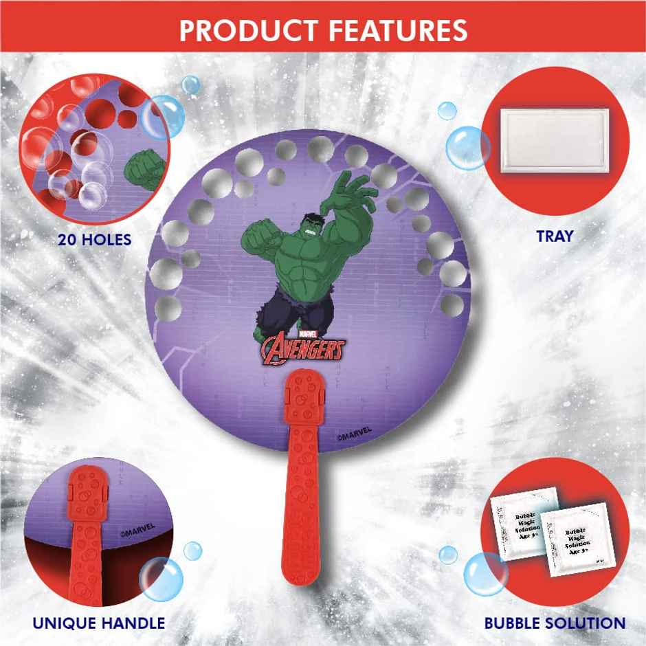 WinMagic Toys Bubble Magic Fan Bubs Hulk