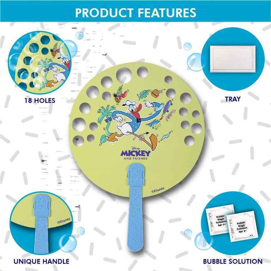 Bubble Magic FanBubs Donald Duck Theme - Bubble Maker Toy (Ages 3+)