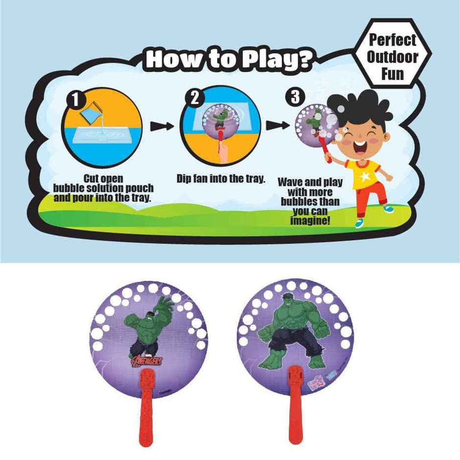 Bubble Magic FanBubs Hulk - Bubble Maker Toy (Ages 3+)