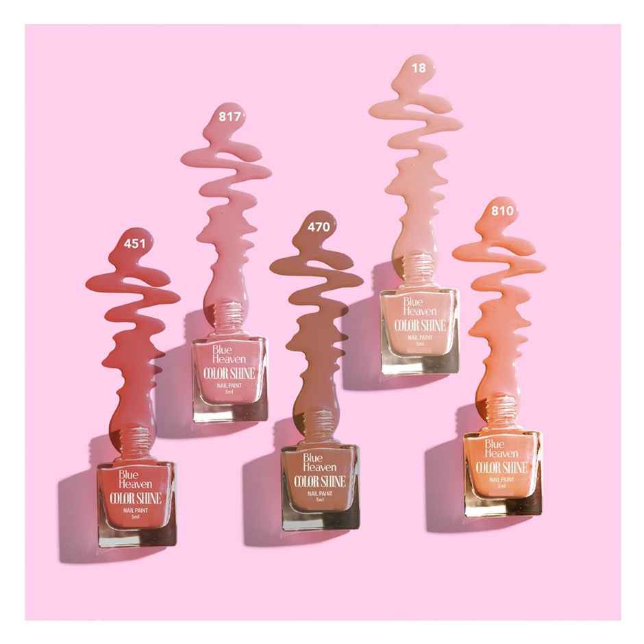 Blue Heaven Color Shine Nail Polish Kit - 9 To 5 Hustle | Office-Friendly Everyday Shades