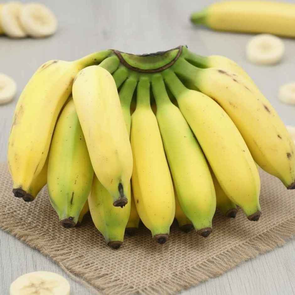 Banana Elaichi (Yelakki) Semi Ripe