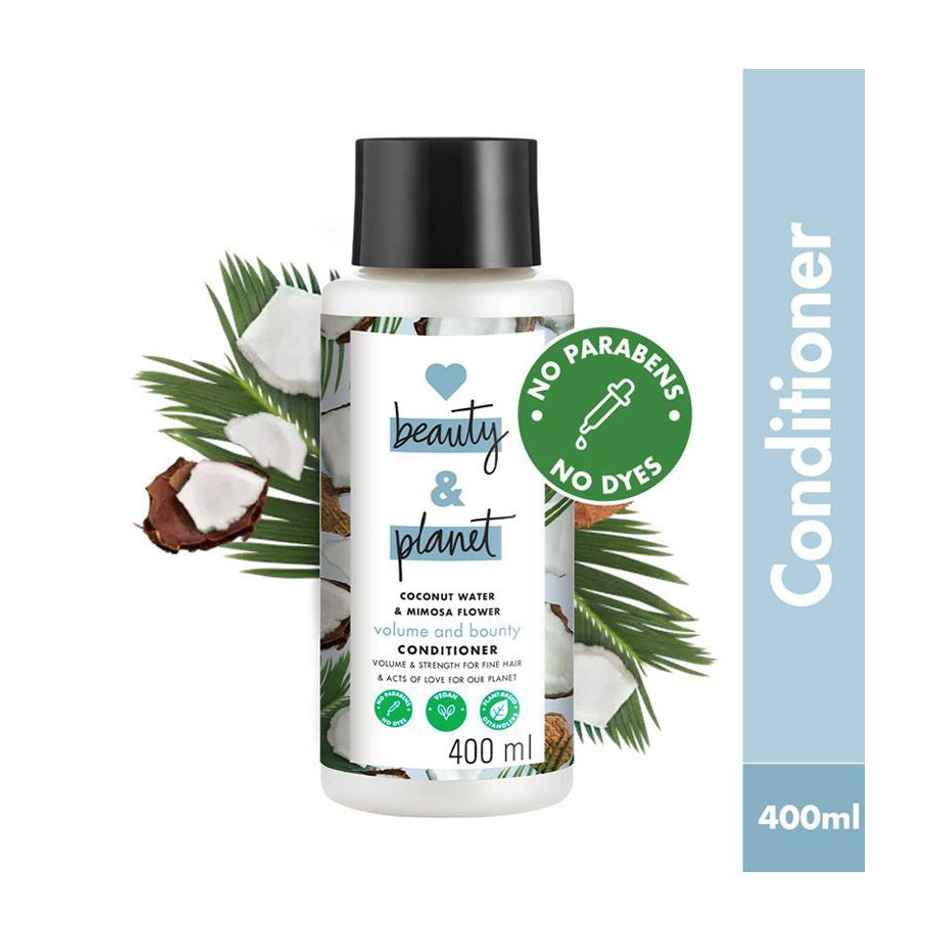 Love Beauty & Planet Coconut Water And Mimosa Flower Paraben Free Volume And Bounty Conditioner
