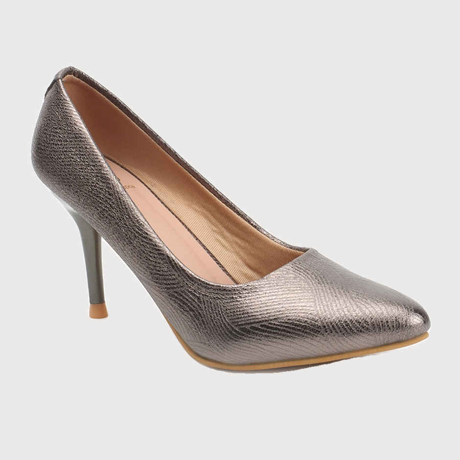 Carlton London Women Grey Heels Sandal - UK5