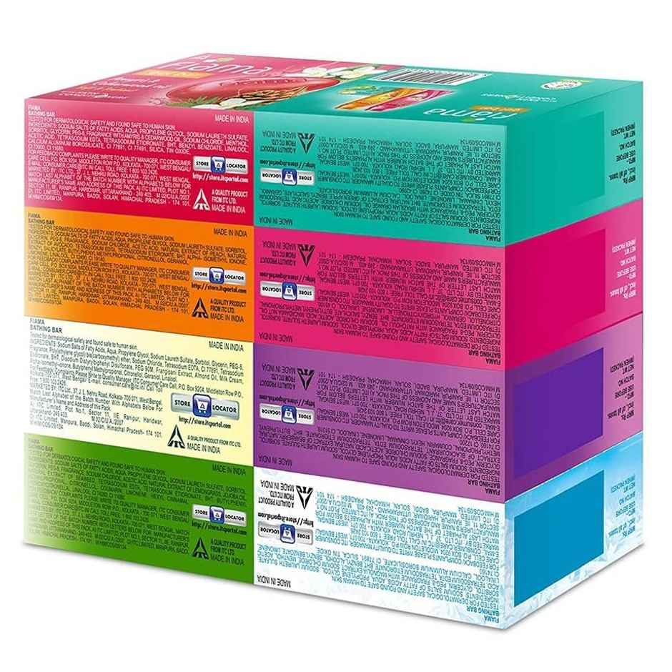 Fiama Gel Bathing Bar Mega Celebration Pack, With 8 Unique Gel Bars, with Skin Conditioners