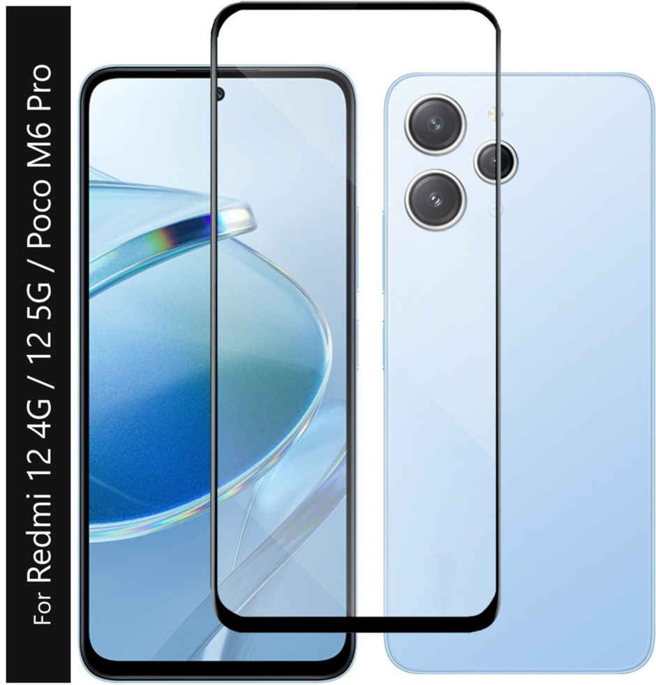 Kwine Case Redmi 12 4G / Redmi 12 5G / Poco M6 Pro 5G Tempered Glass Screen Protector