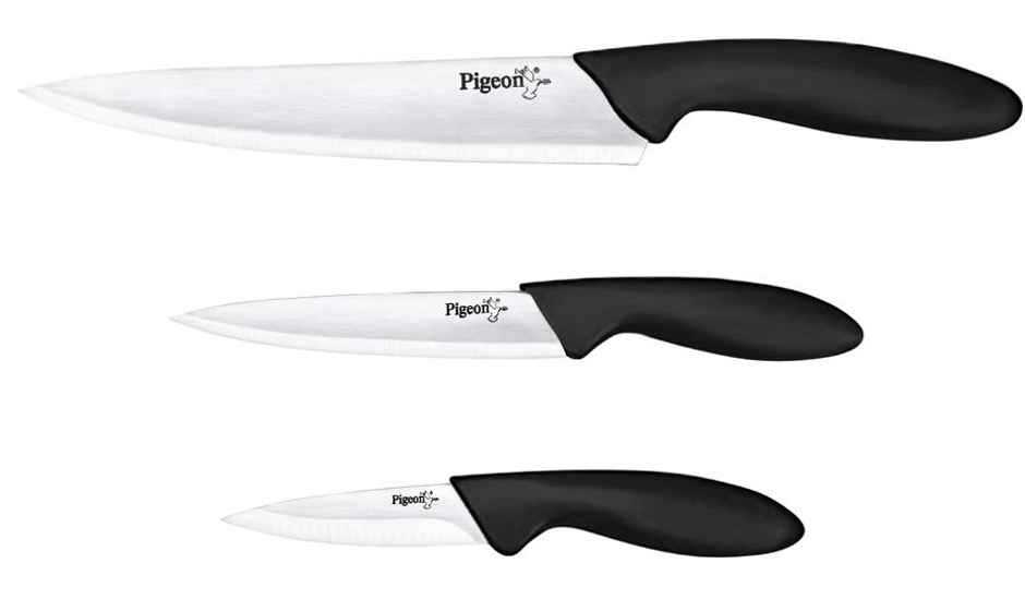 Pigeon Stainless Steel Kitchen Knives - 3 pcs