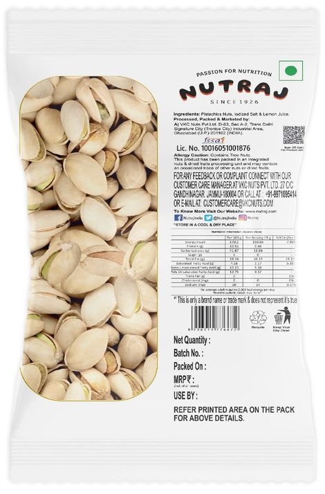 Nutraj Roasted & Salted Pistachio