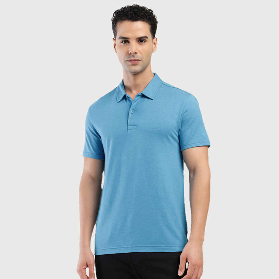 Levi's Men's Poly Cotton Polo T-shirt | Sky Blue - S