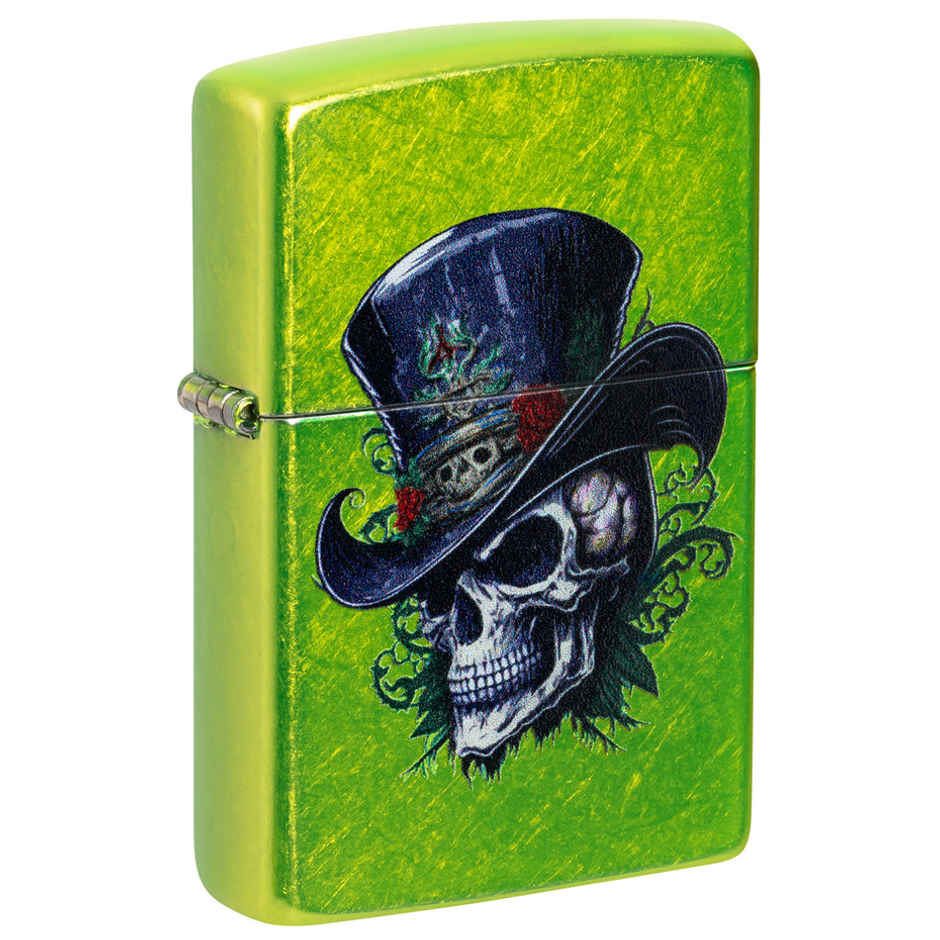 Type Zero Design Zippo Classic Lurid Steampunk Skeleton Design Windproof Pocket Lighter ...