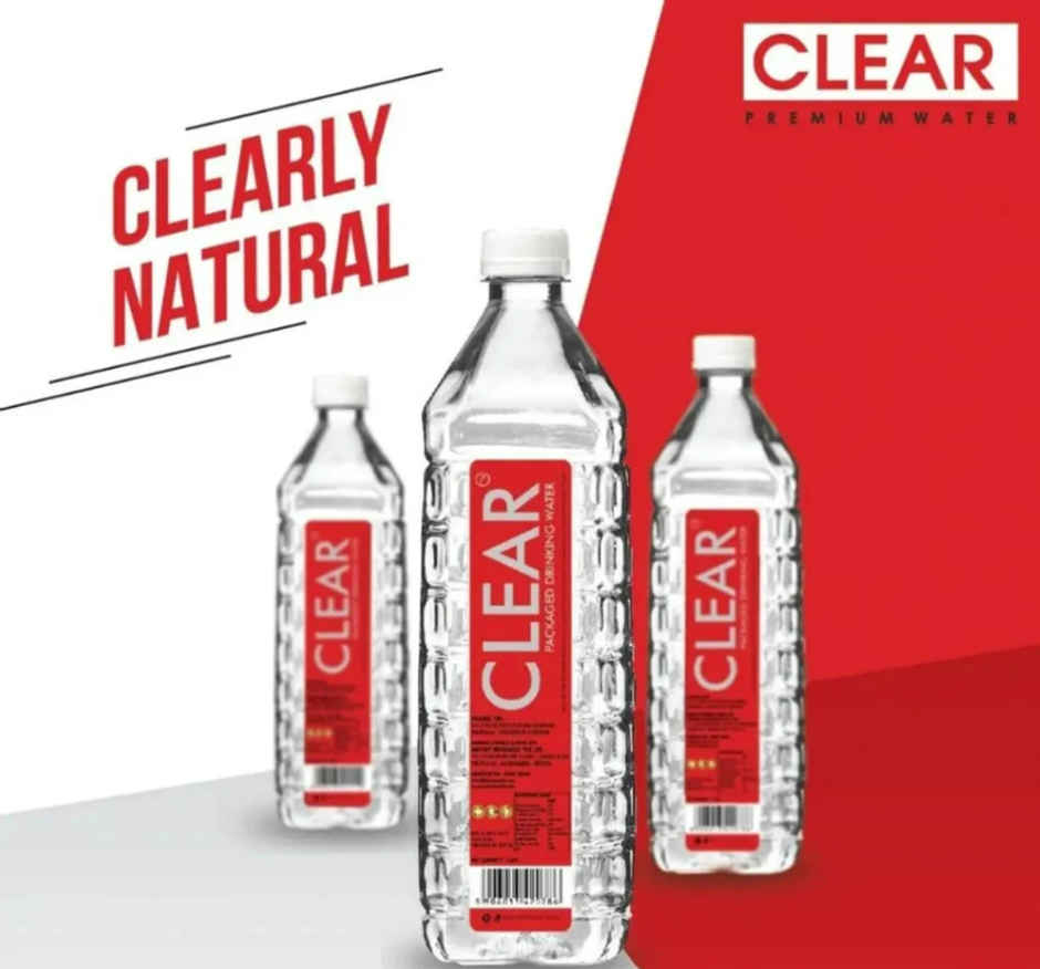 Clear Packaged Mineral Water