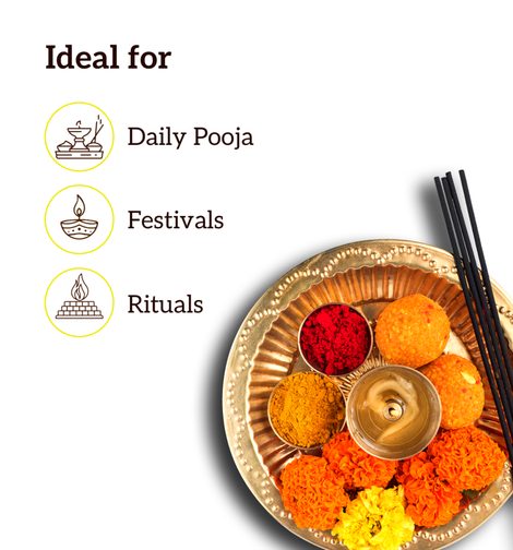 Anandam Deepam Pooja Oil | Pouch