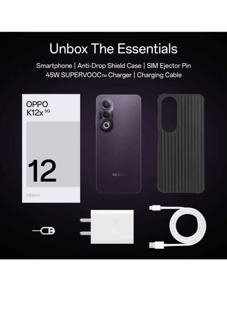 Oppo K12X 5G | 6GB | 128GB | Midnight Violet