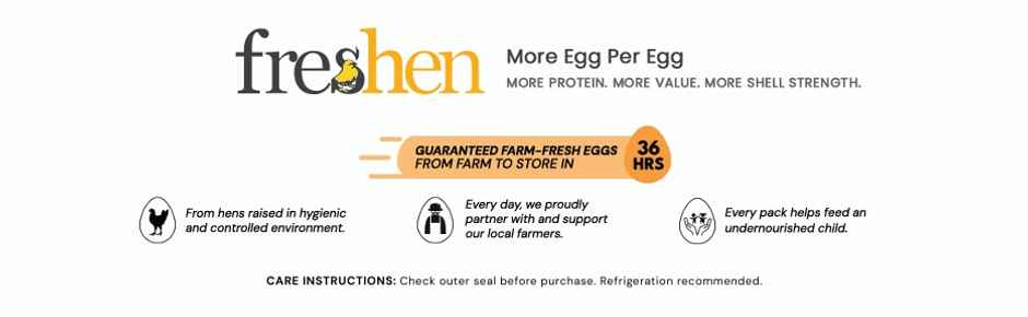 Freshen Orange Yolk Eggs