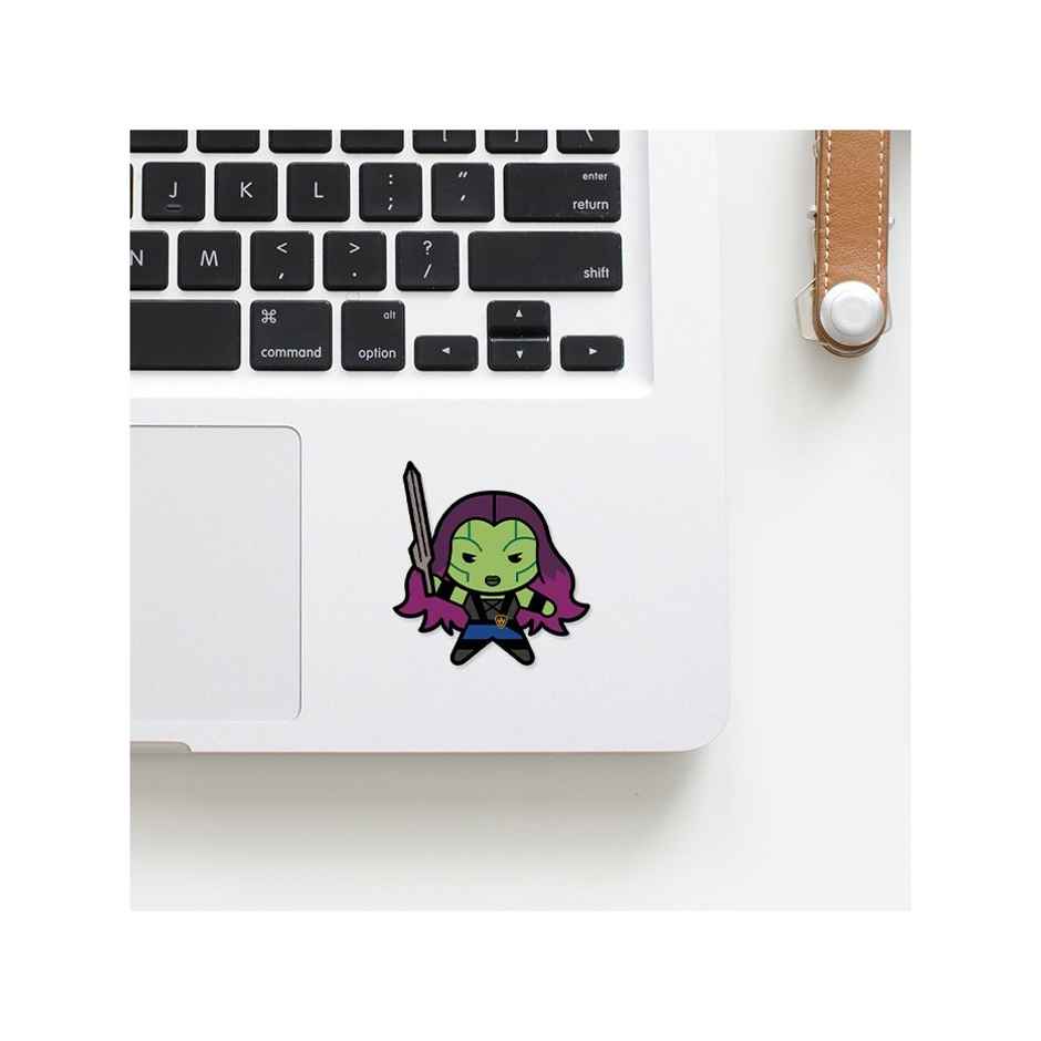 House Of Festivals Gamora Chibi - Marvel Official Sticker (1pc) & House Of Festivals Thor- Neo Pop - Marvel Official Sticker (1pc) Combo