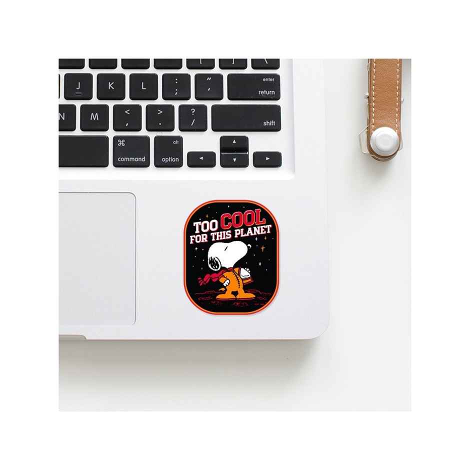 House Of Festivals Too Cool For This Planet - Peanuts Official Sticker