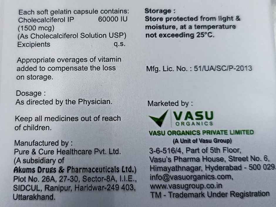 Solis-D3 Vitamin D3 Capsule