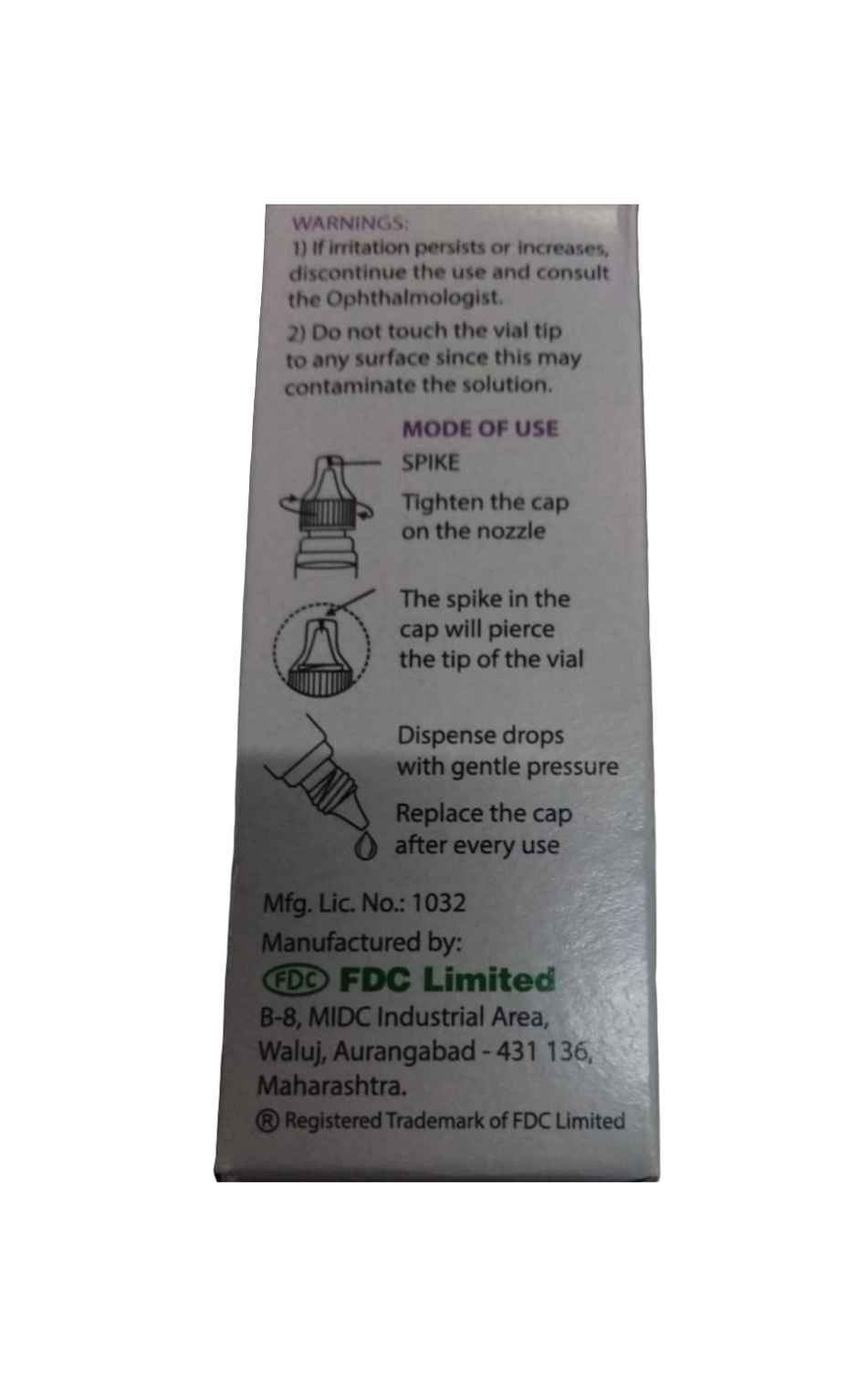 Iotim 0.5% w/v  Eye Drop