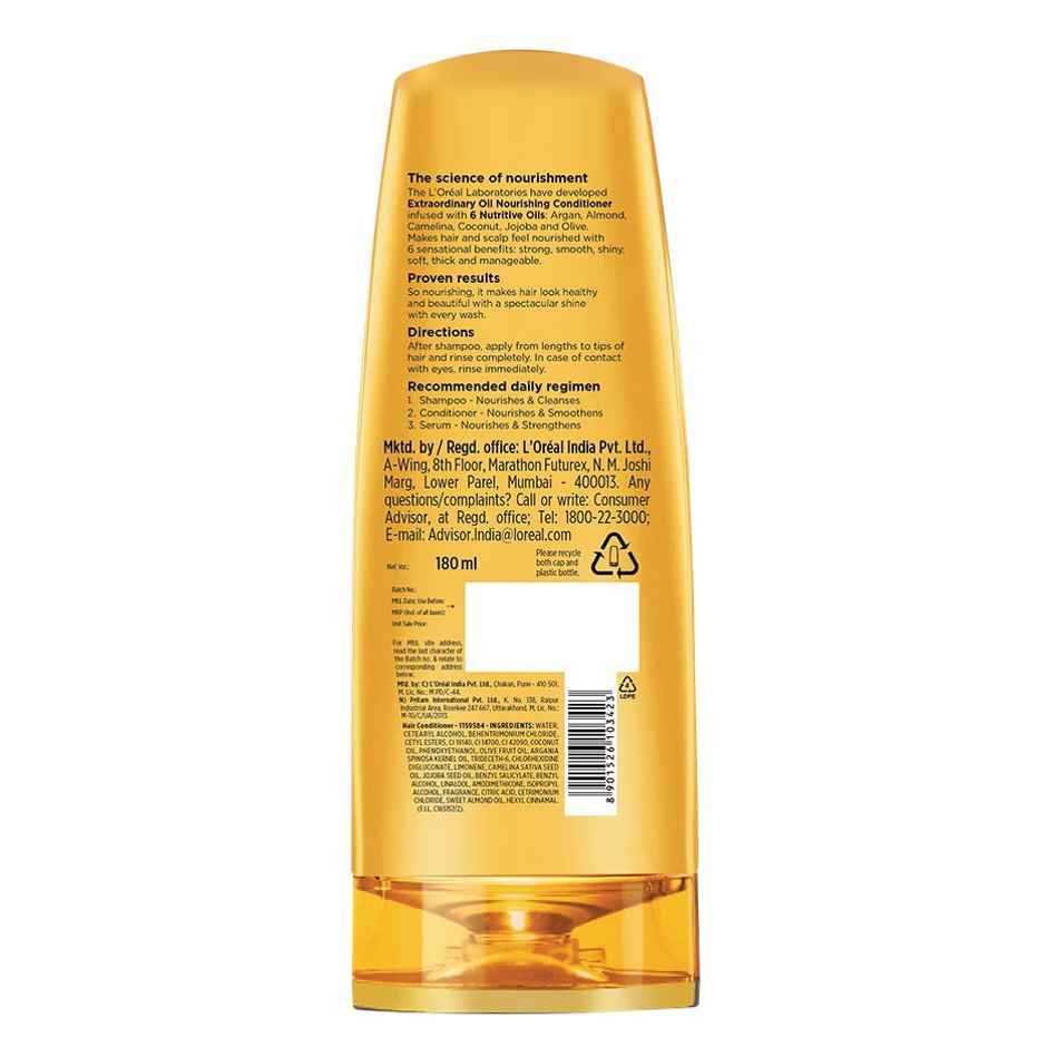L'Oreal Paris Extraordinary Oil Nourishing Conditioner For Dry & Dull Hair