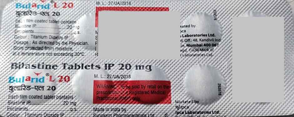 Bularid-L 20 Tablet