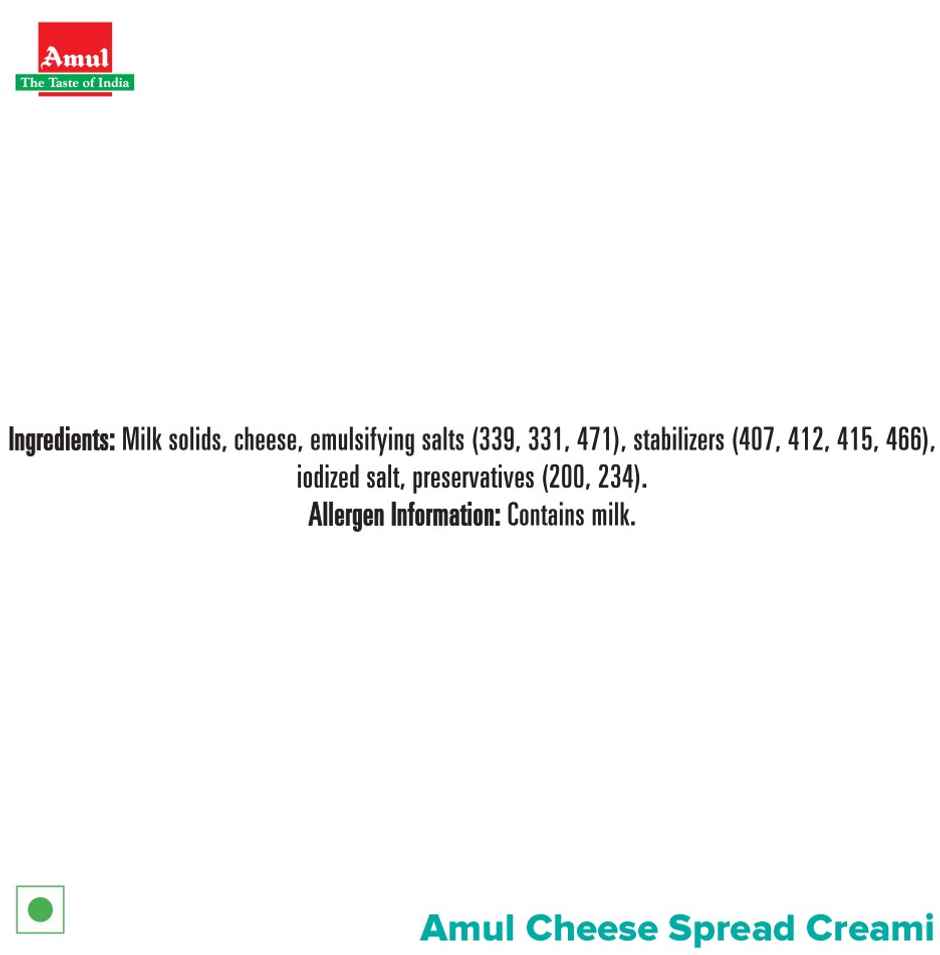 Amul Cheese Spread Creamy