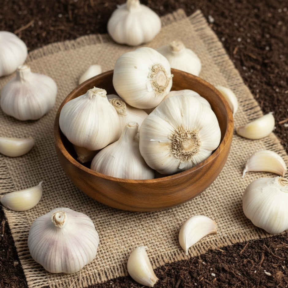 Organically Grown Garlic