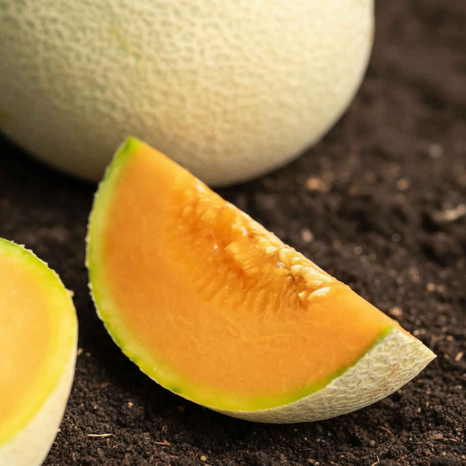 Organically Grown Muskmelon
