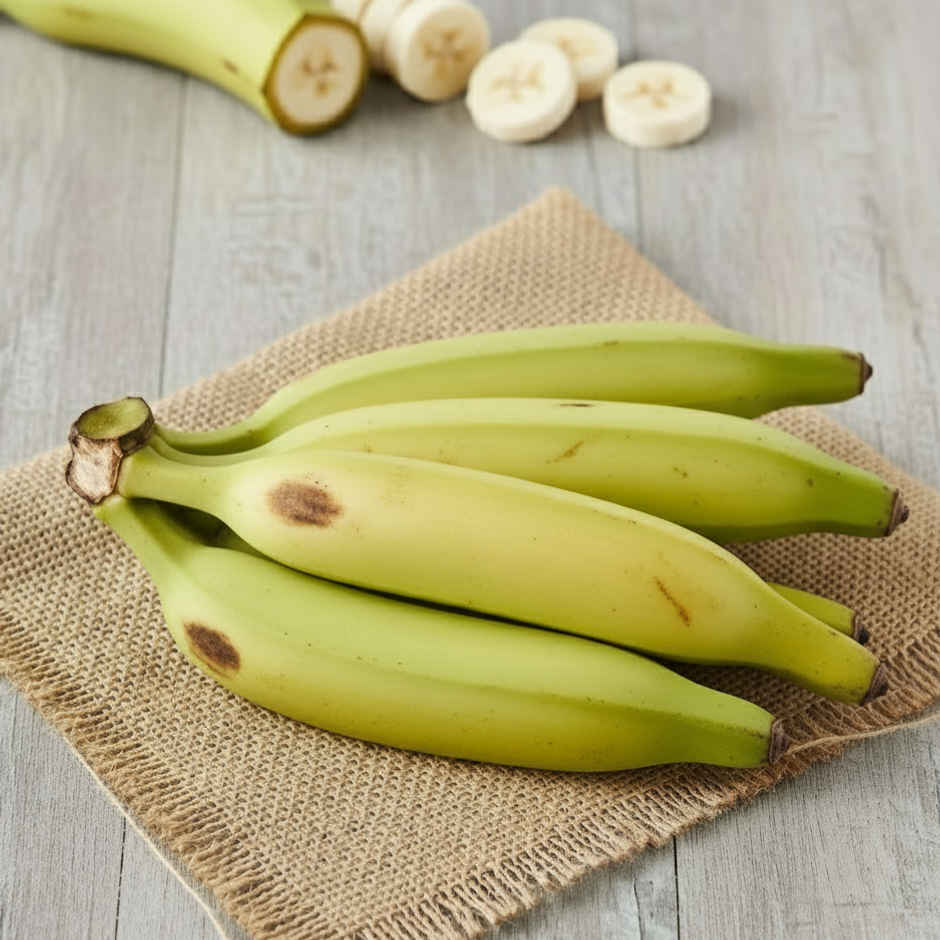 Banana Nendran Semi Ripe