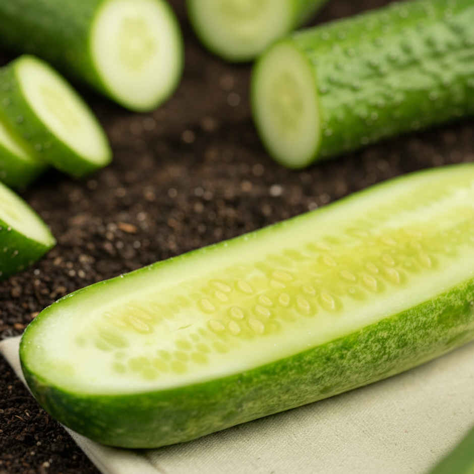 Organically Grown Cucumber Indian
