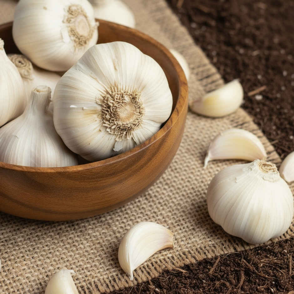 Organically Grown Garlic