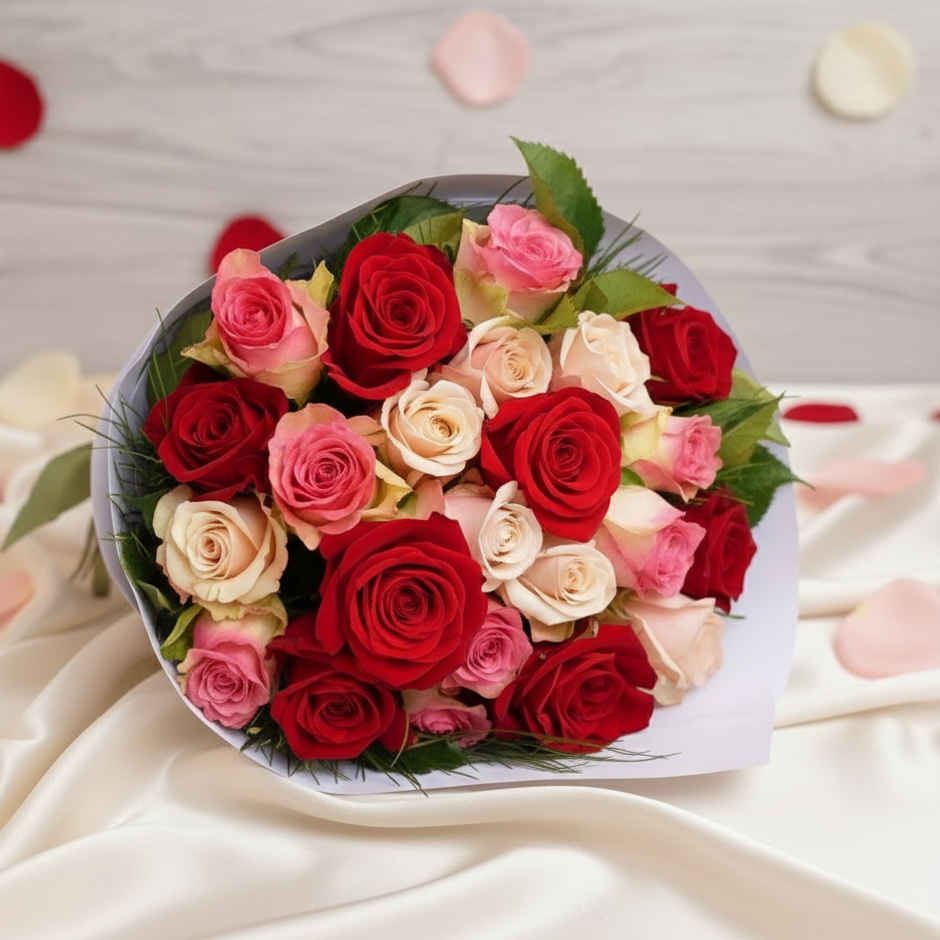 Mixed Rose Bouquet