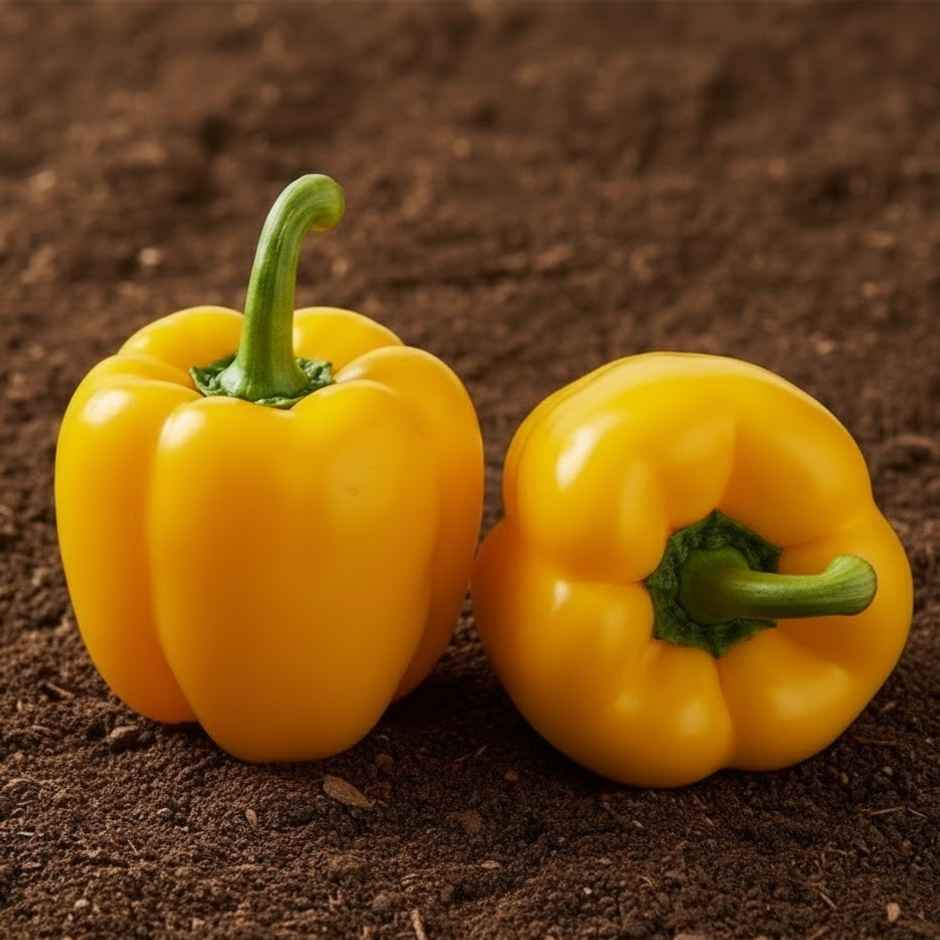 Organically Grown Capsicum Yellow