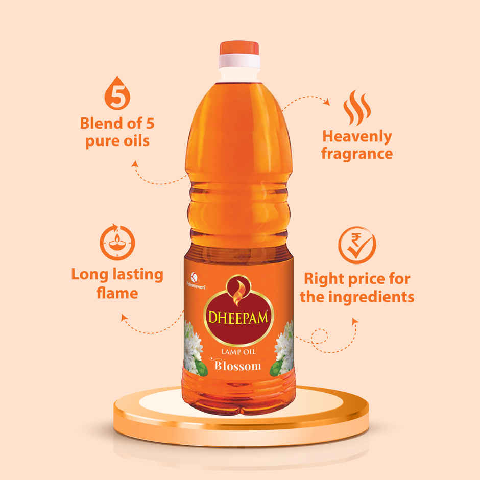 Lamp Oil Blossom Pet | Dheepam
