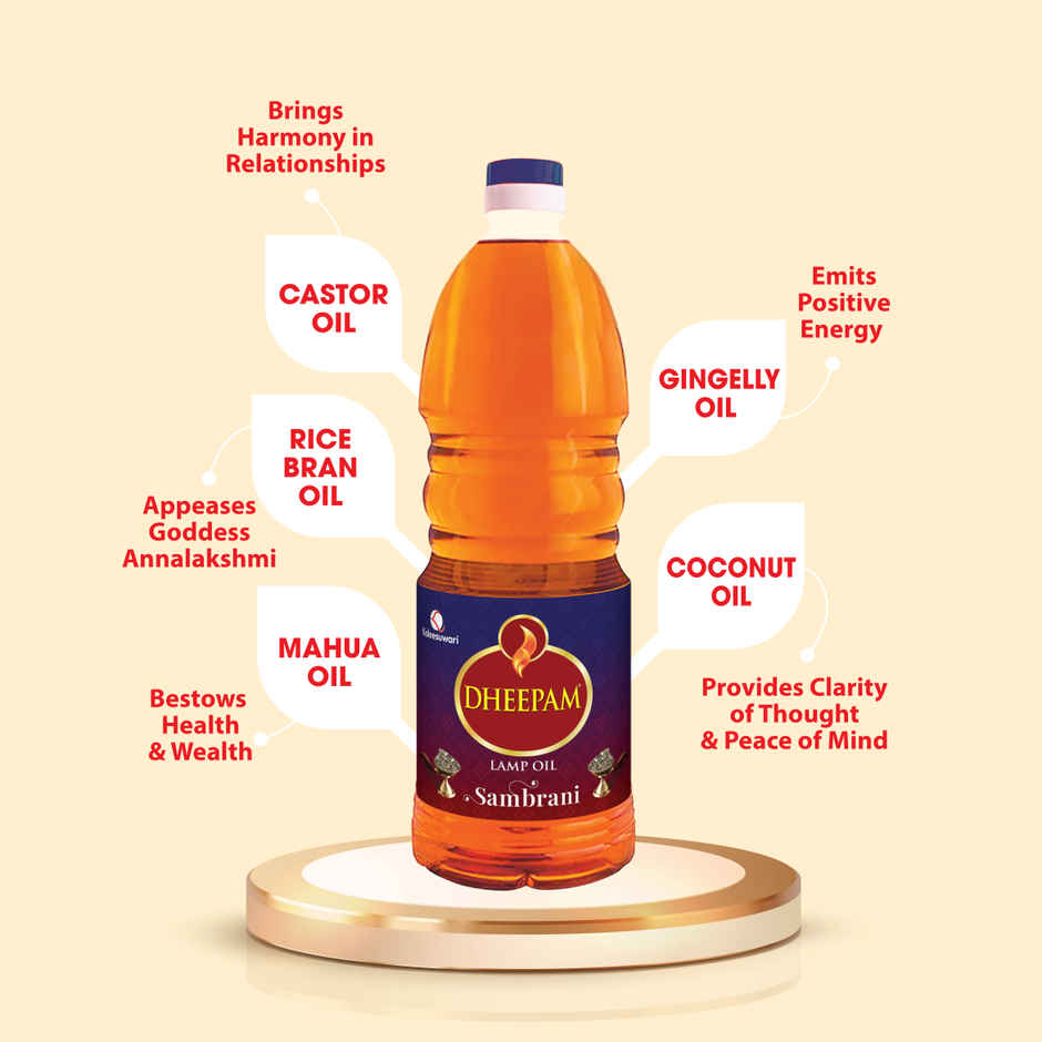 Lamp Oil Sambrani Pet | Dheepam