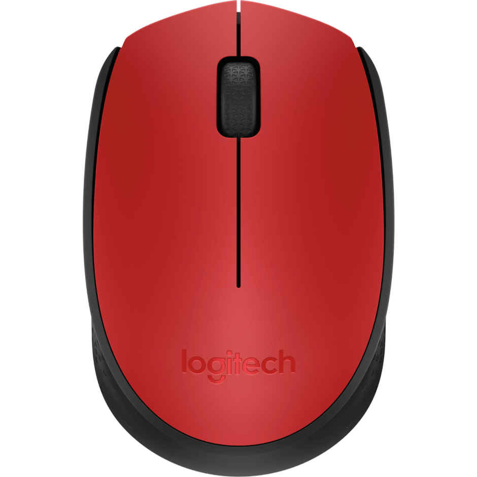 Logitech M171 Wireless Mouse-Red