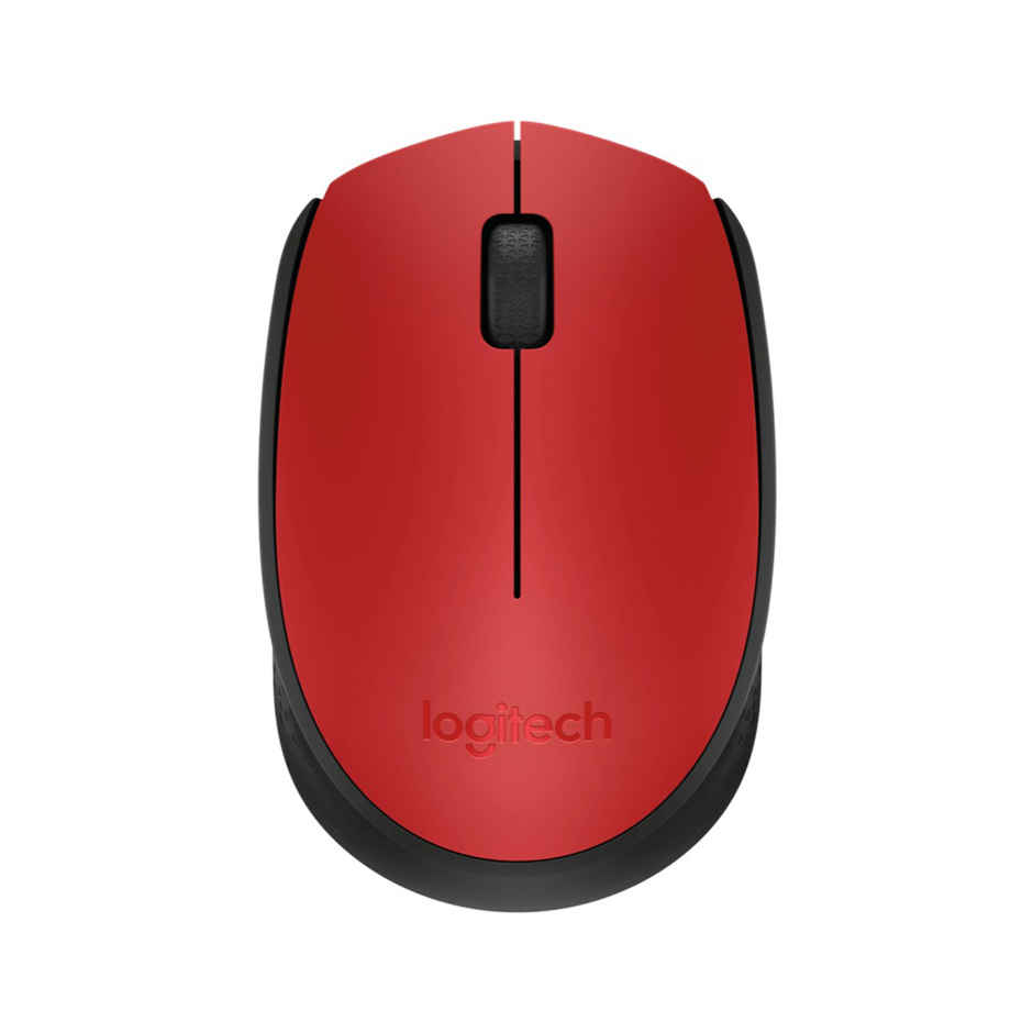Logitech M171 Wireless Mouse-Red