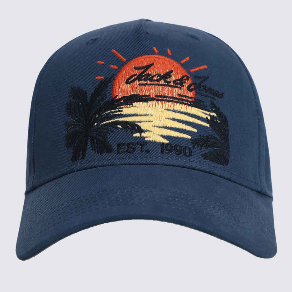 Jack & Jone Sizes Cap | Navy Peony - One Size