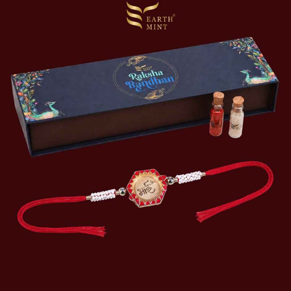Earthmint 24k Gold Rakhi | Eternal Love - Bhai - 50mg