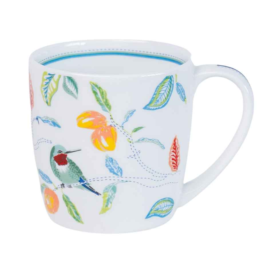 Magique By The Wishing Chair - Mango Paradise Summer | Set Of 6 Mugs | Fine China | 200 ml - 381065