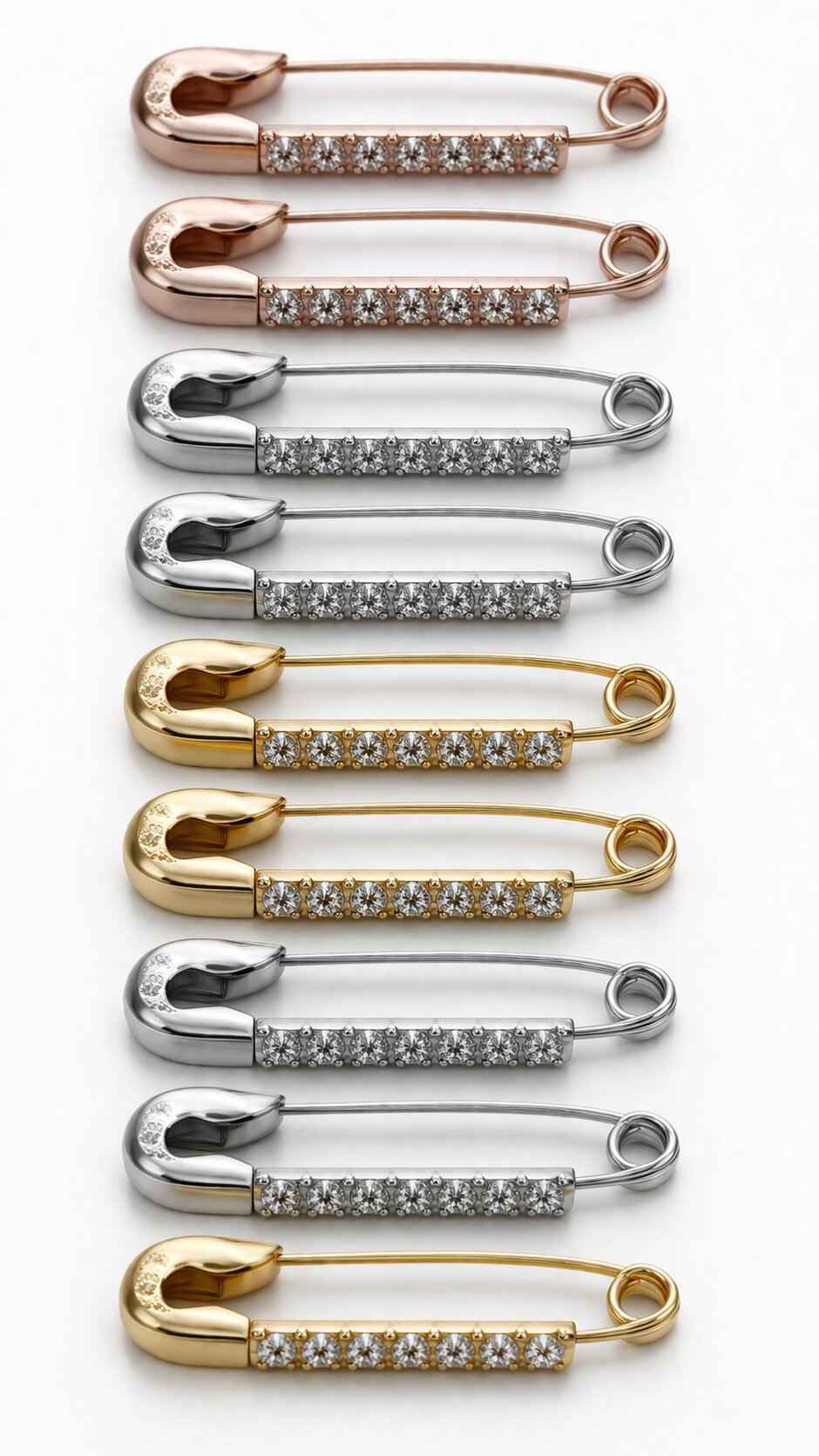 The Opal Factory Accessories | Safety Pin | Silver Gold Rosegold