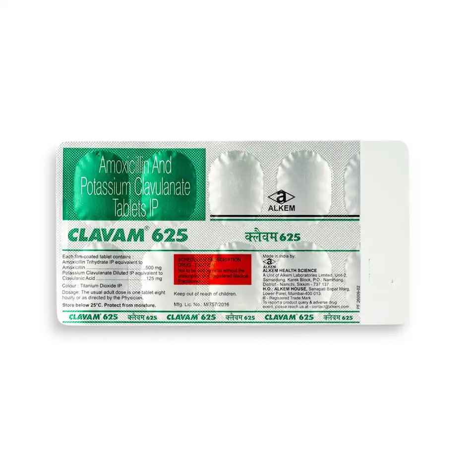 Clavam 625 Tablet