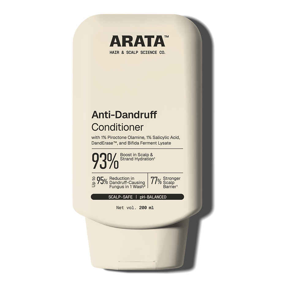 Arata Anti-Dandruff Conditioner with Piroctone Olamine & Salicylic Acid for Dandruff Reduction