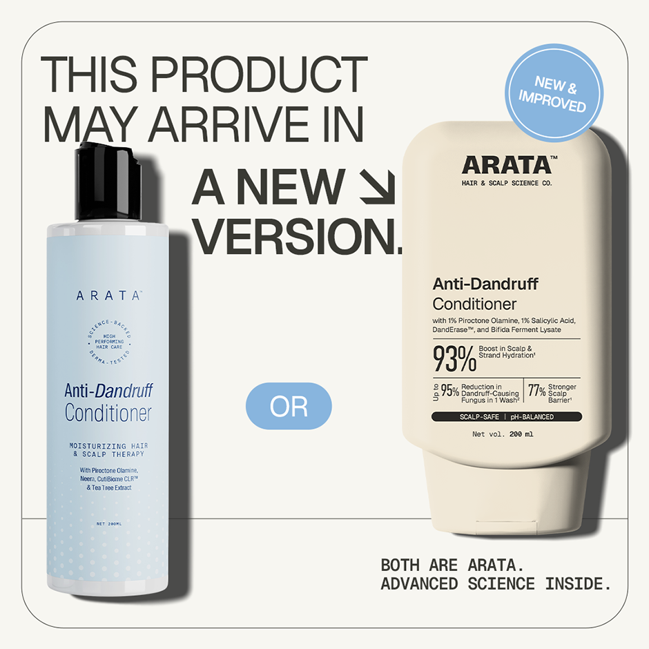 Arata Anti-Dandruff Conditioner with Piroctone Olamine & Salicylic Acid for Dandruff Reduction