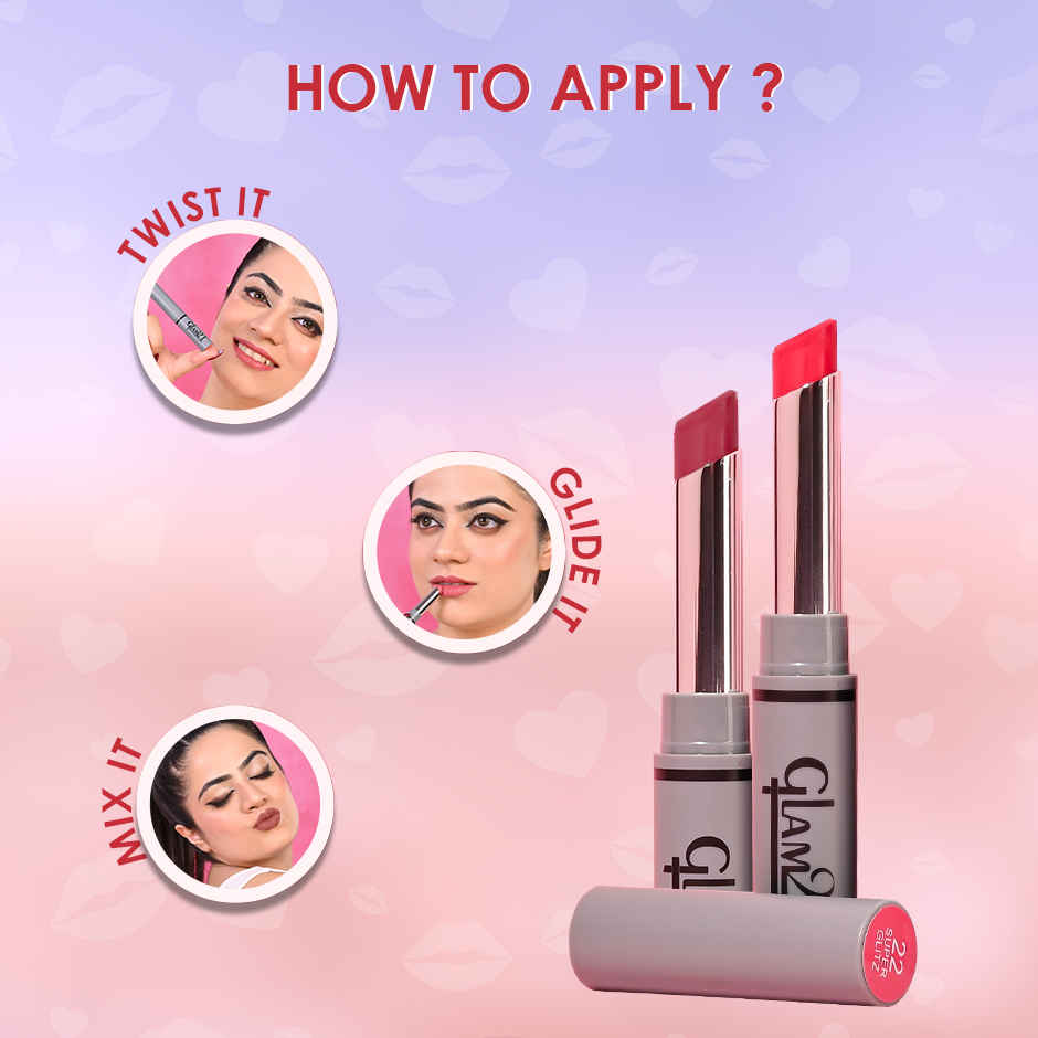 Glam21 Long Lasting Non Transfer Lipstick, Creamy Matte Finish -Nude Charm-08