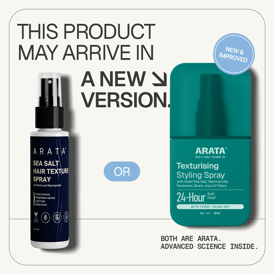 Arata Texturising Styling Spray with Dead Sea Salt for 24 Hr Soft Hold