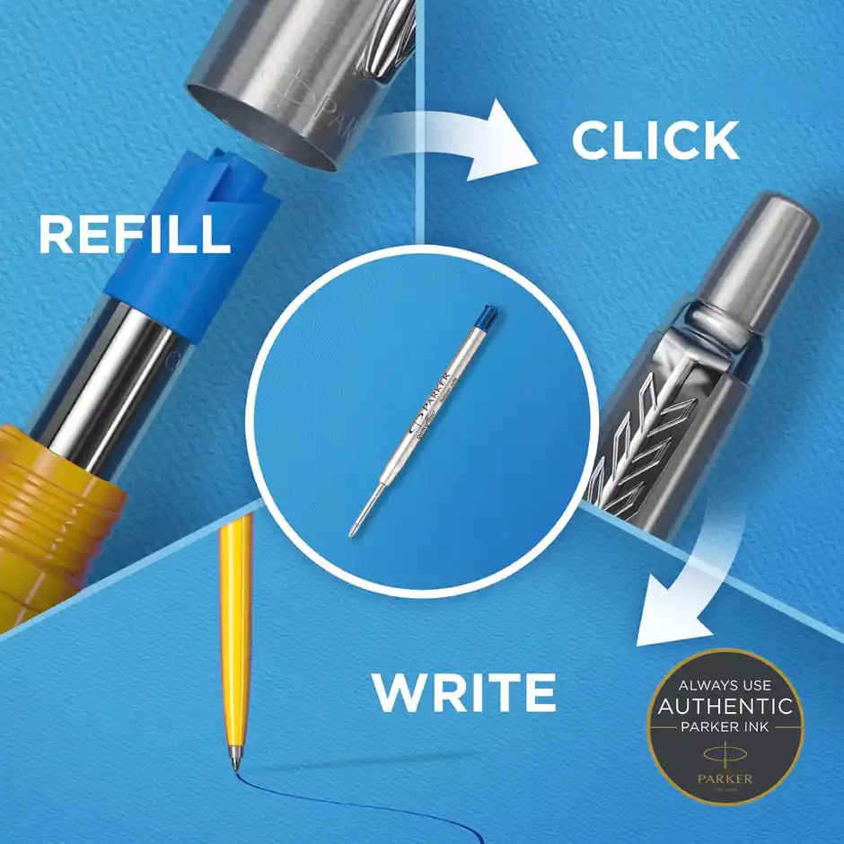 Parker Gift Set Jotter STD Ball Pen Yellow Body with Notebook