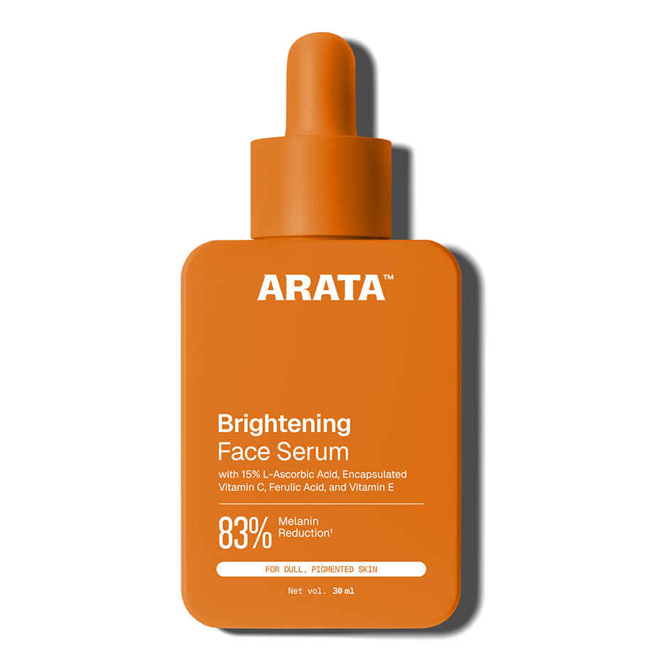 Arata Brightening Face Serum | Vitamin C, E & Ferulic Acid | Reduces Dark Spots